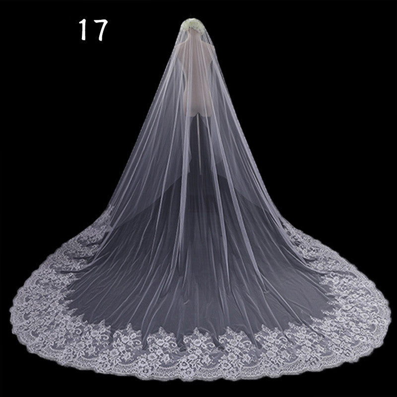 Master Wedding Veil Long Long Tail