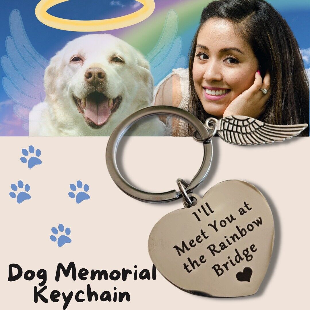 Pet Memorial Gifts Keychain Loss Of Dog Cat Sympathy Remembrance Gift For Owner