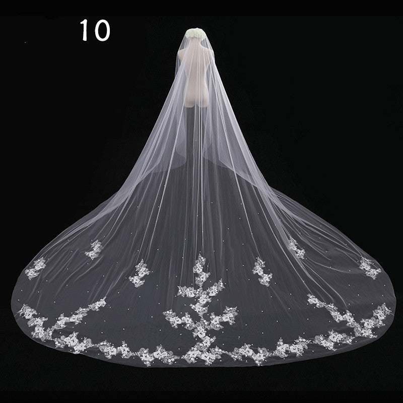 Master Wedding Veil Long Long Tail