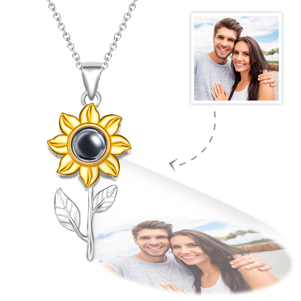 Sunflower Projection Necklace