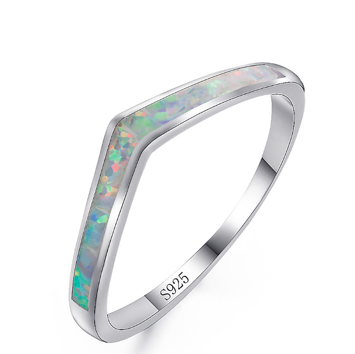 Opal Fire Rings