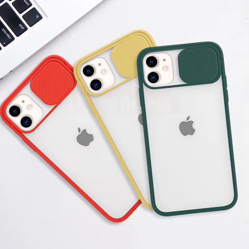 simple Frosted frame lens phone case