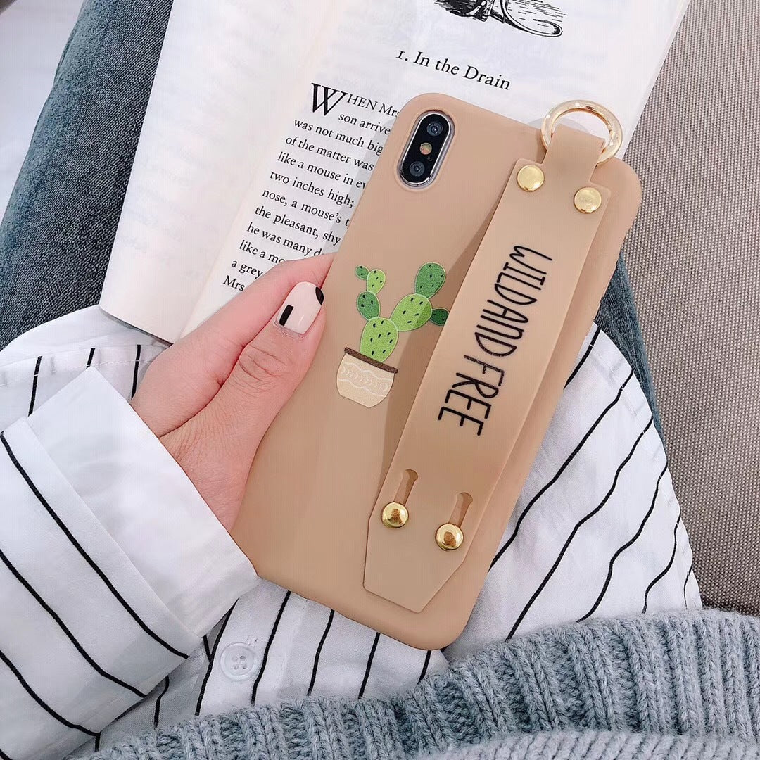 phone back cover with Wristband holder