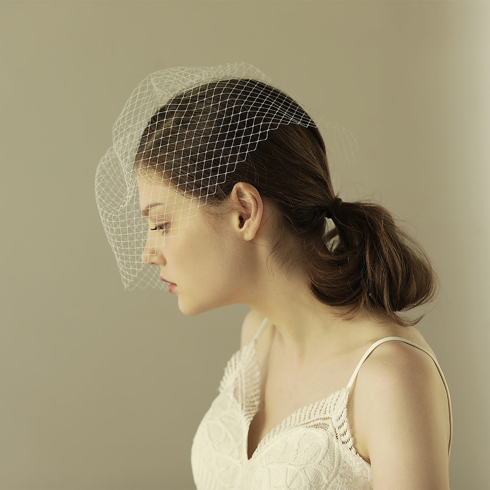 Birdcage Short Veil