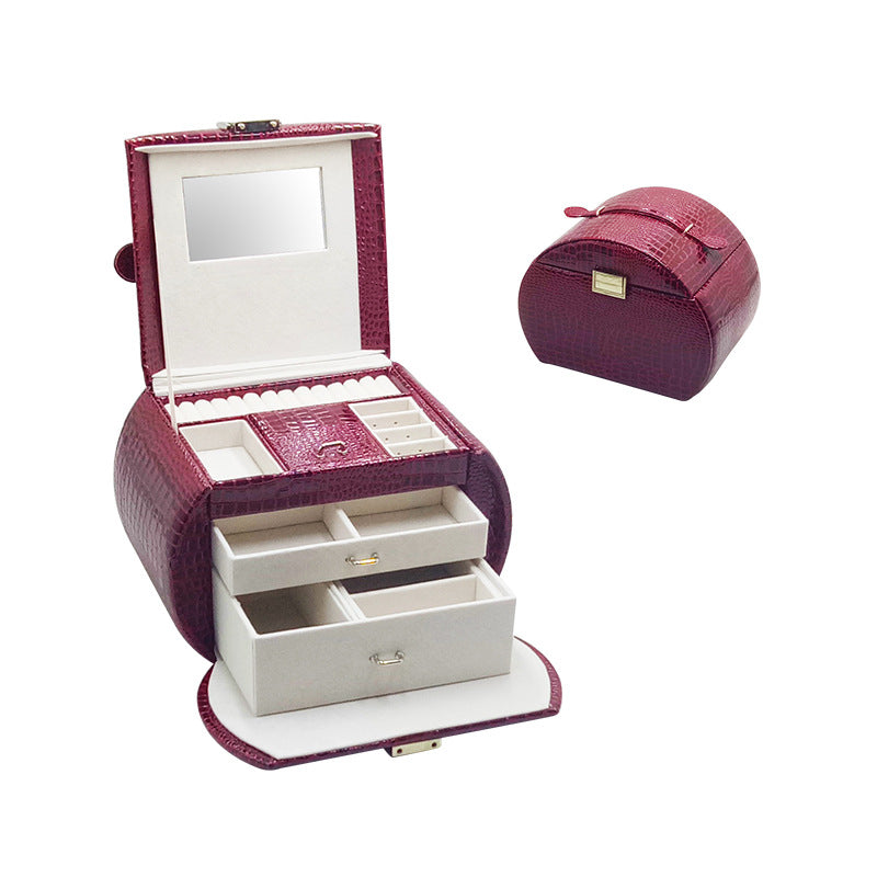 Leather Jewelry Storage Box