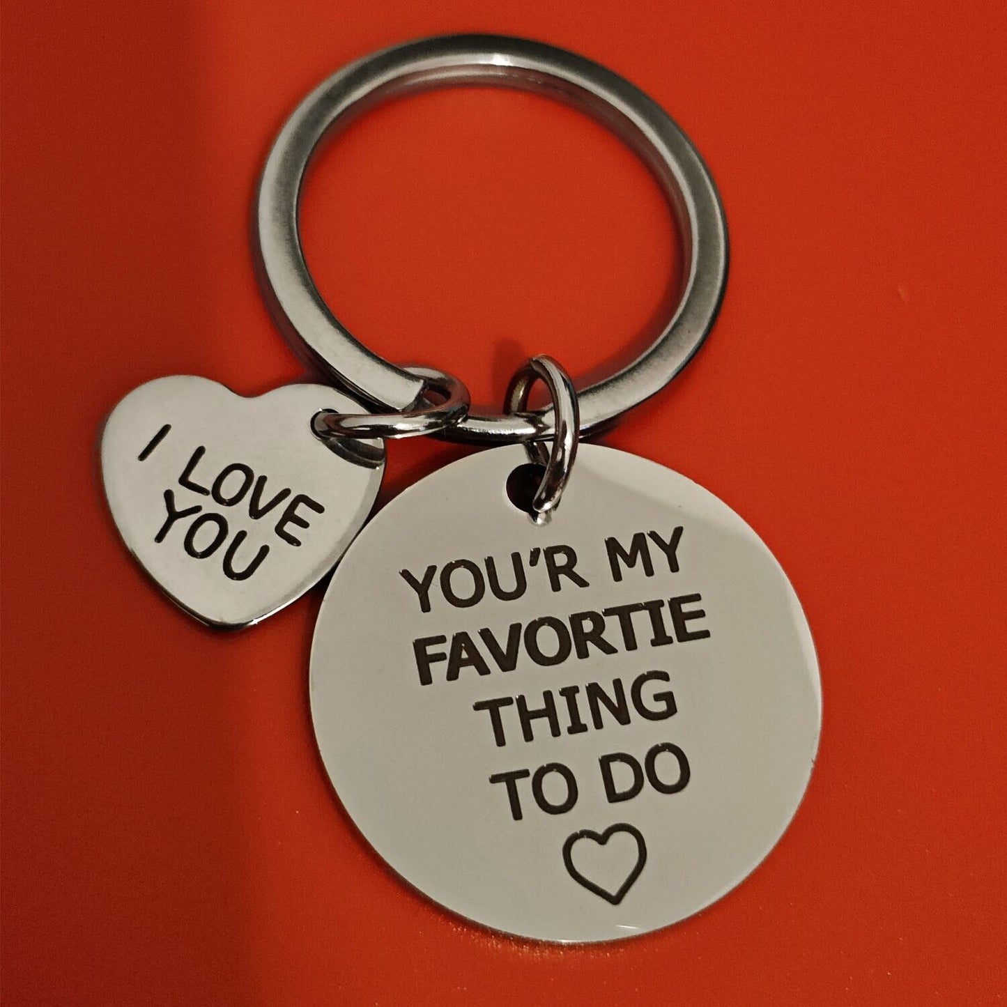 Couple Funny Sexy Dirty Keychain Gifts For Her Girlfriend Wife Love Key Ring Tag