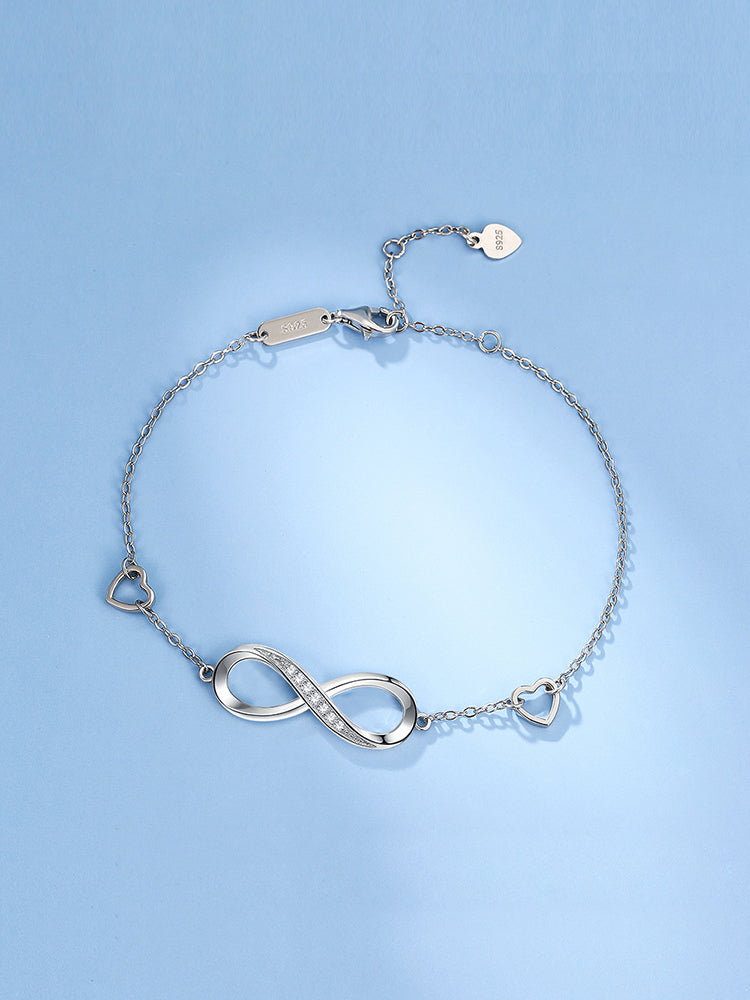 Infinity with hearts Bracelet