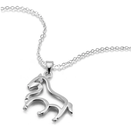 Pony necklace