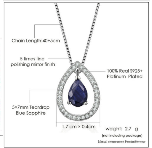 Sapphire  Necklace