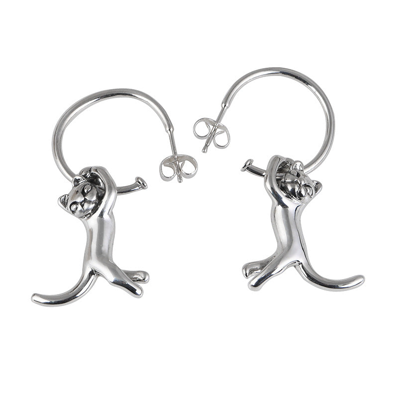 Kitten Earrings