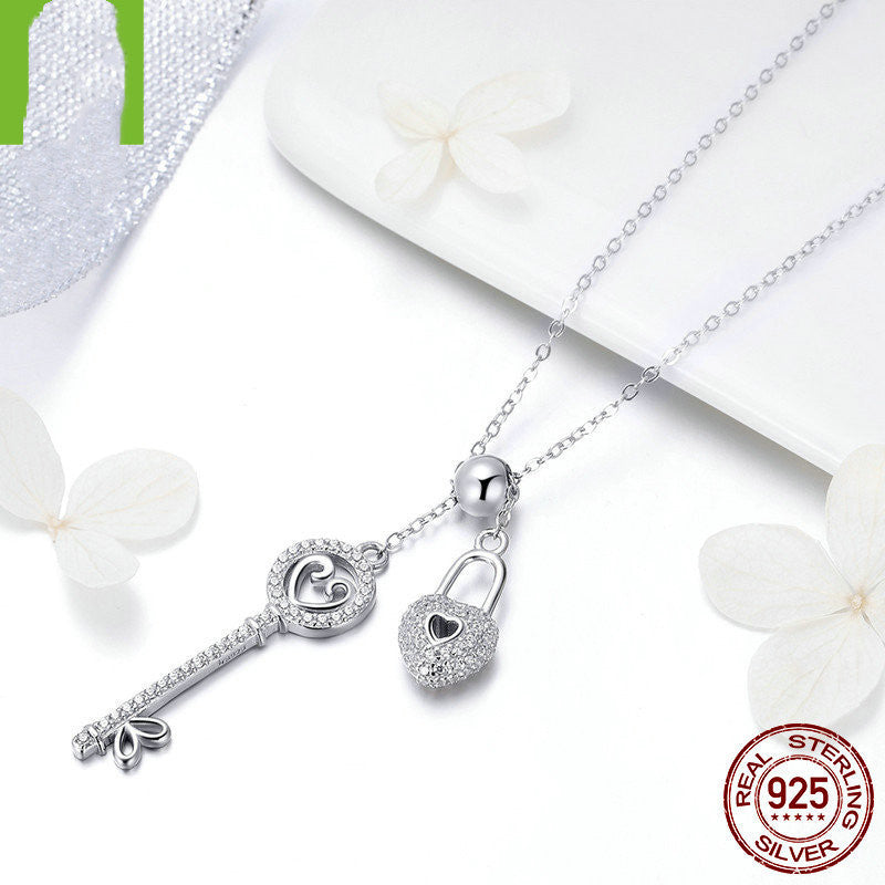 love series European and American fashion s925 sterling silver couple necklace