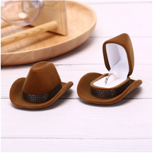 Cowboy Hat Jewelry Box