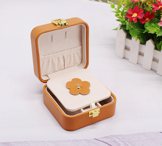 Earrings Jewelry Double Storage Box European Jewelry Box