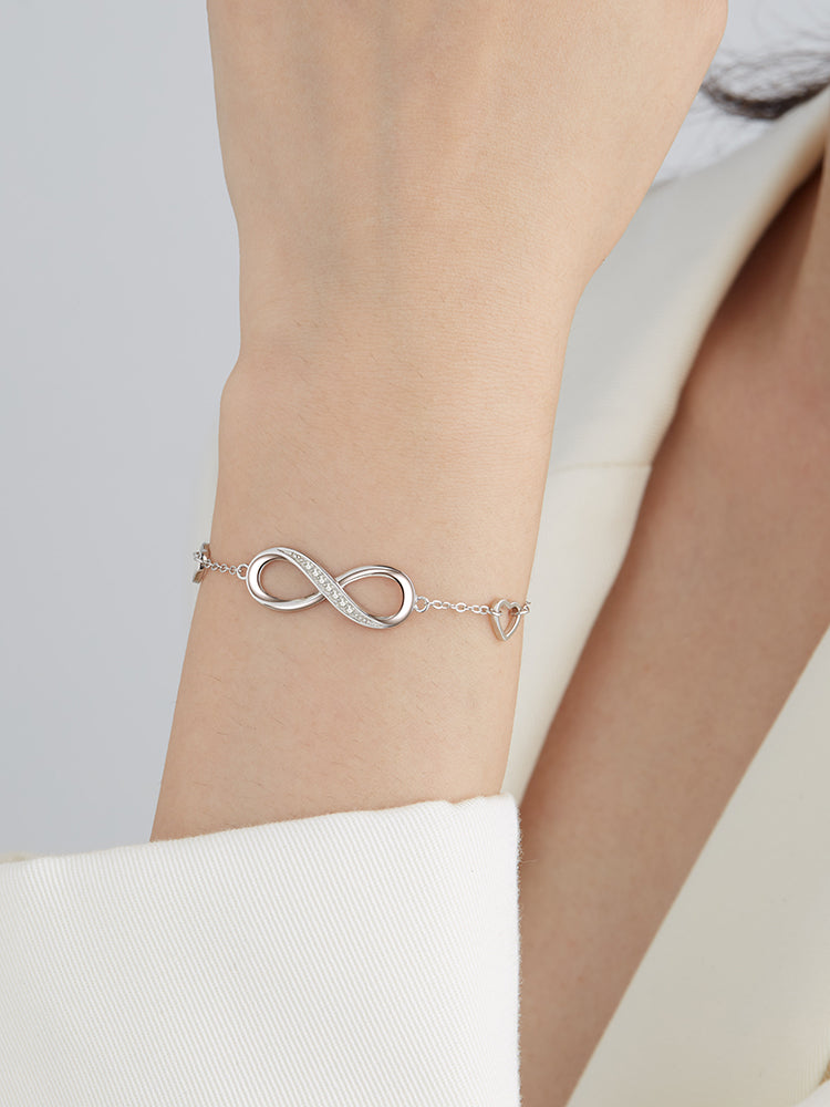 Infinity with hearts Bracelet