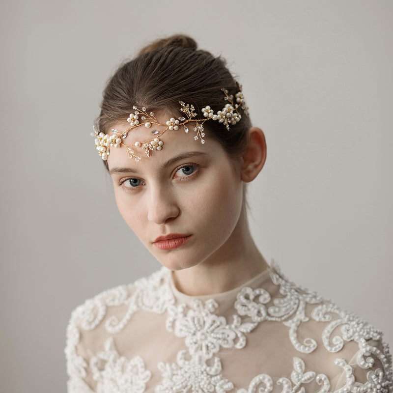 Pearl Flower Headband