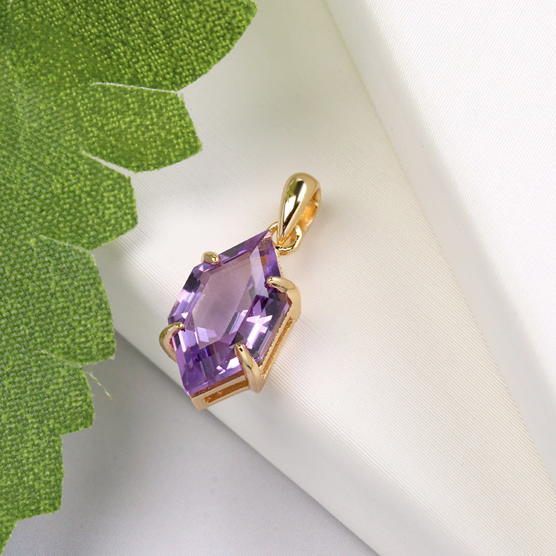 Simple Amethyst Pendant