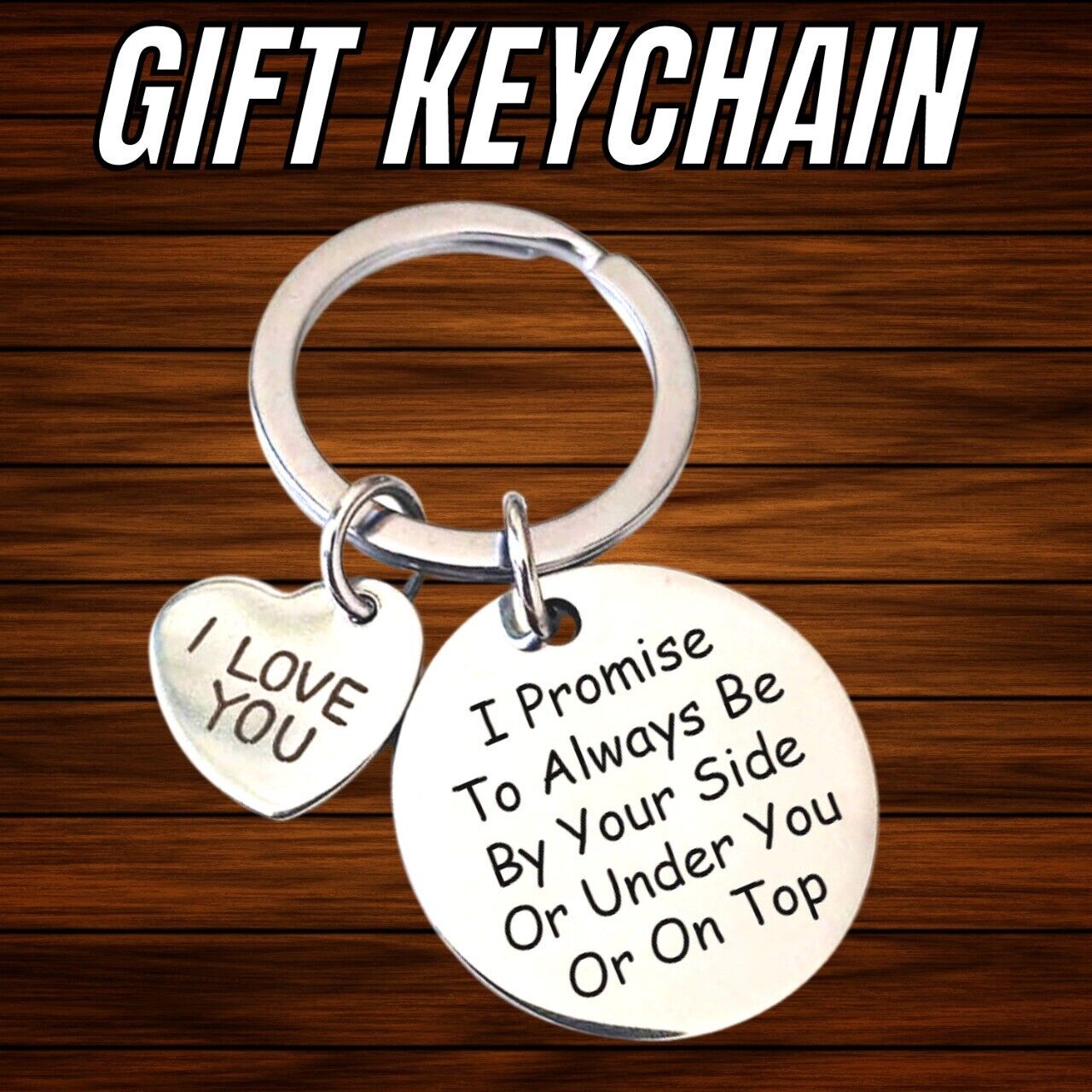 Funny Sexy Dirty Keychain Gift For Her Girlfriend Wife Love Key Ring Tag Couple