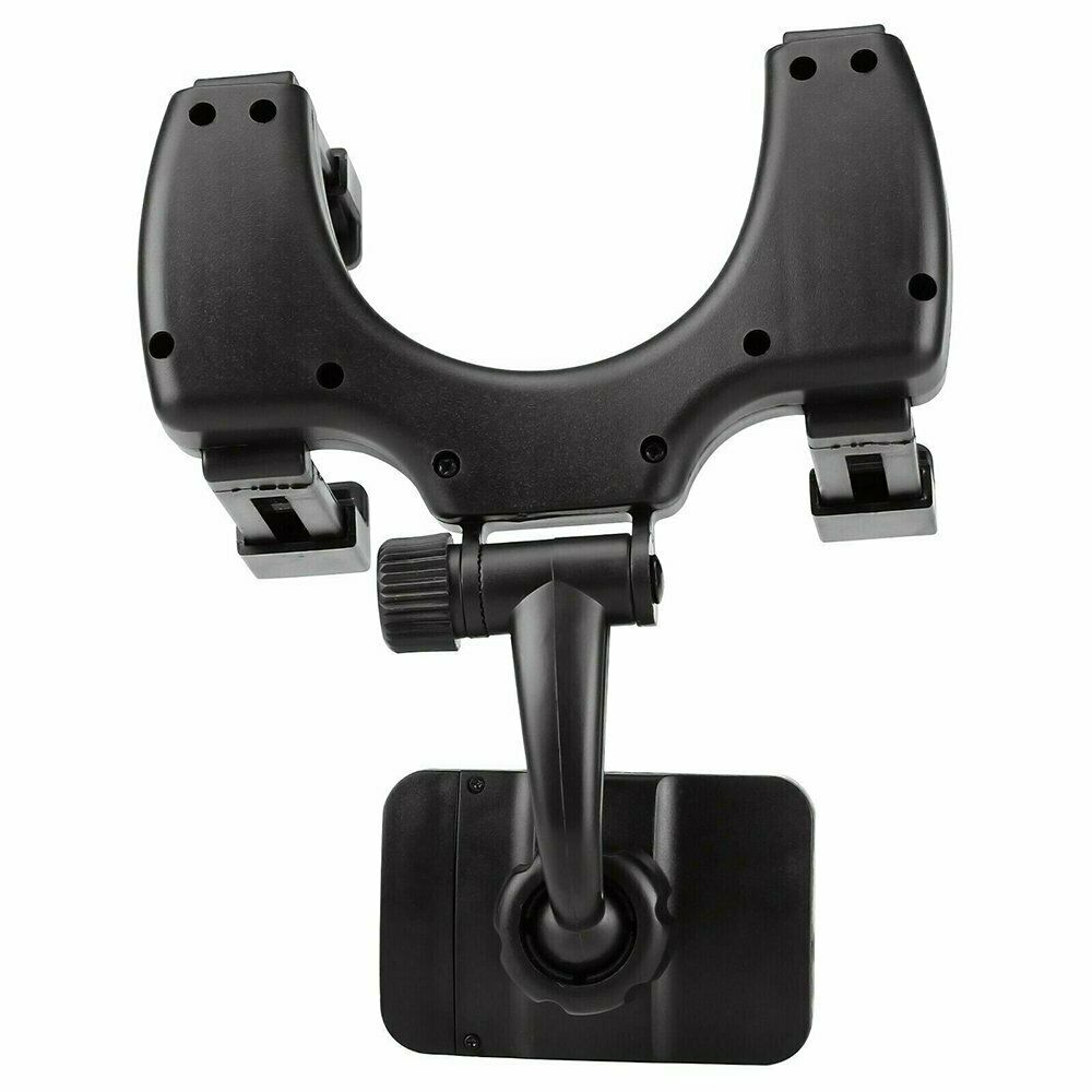 Car Rear View Mirror Mount Stand Phone Holder 360 Rotation