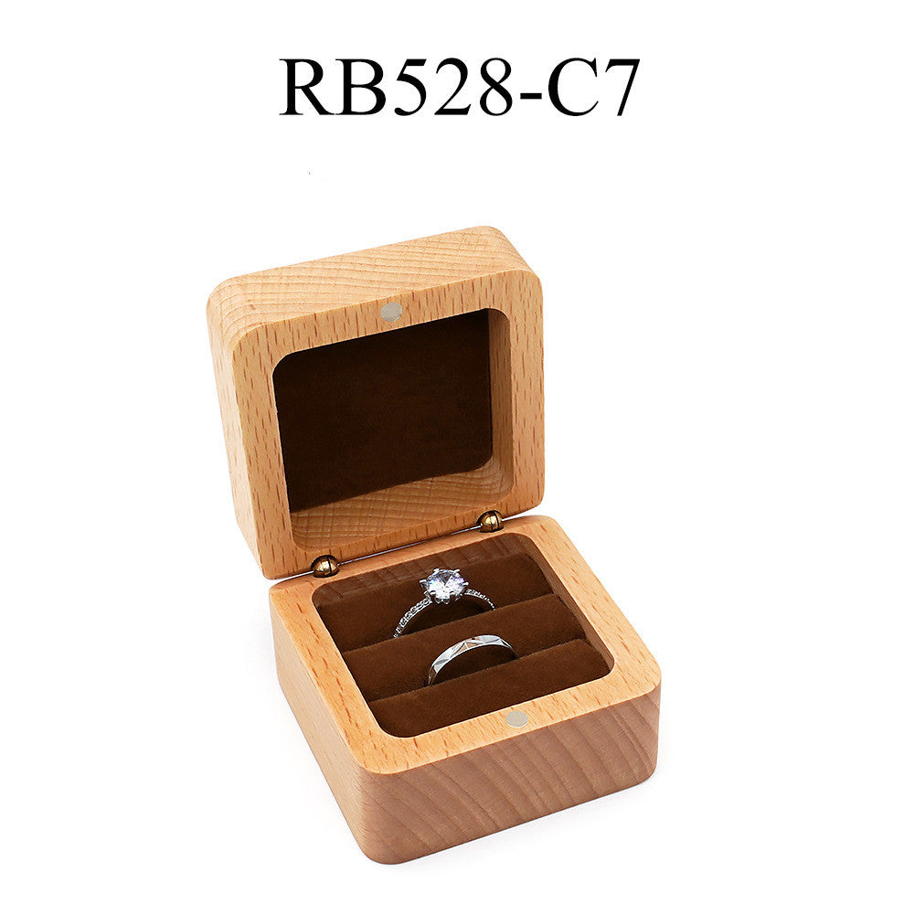 Beech Wooden Jewelry Box