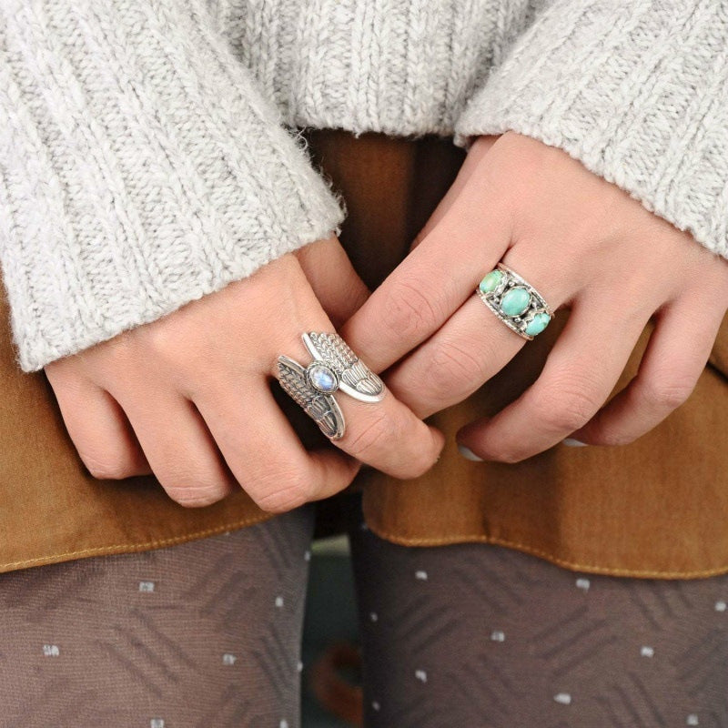 Alloy Angel Wing Ring