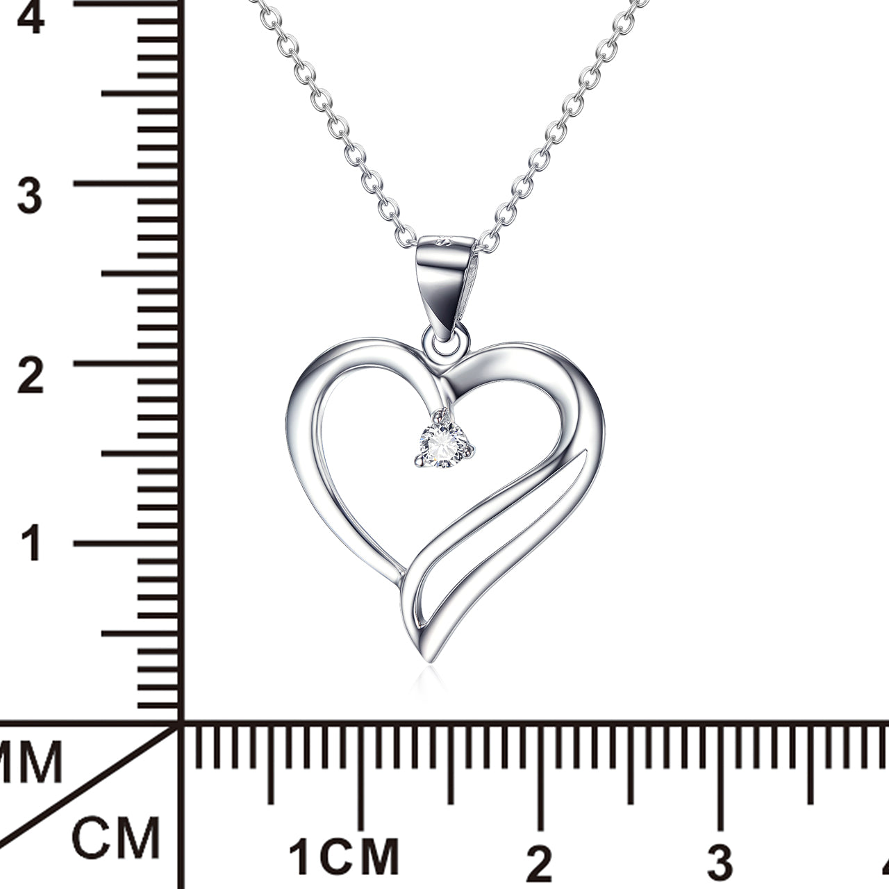 Heart Diamante Necklace