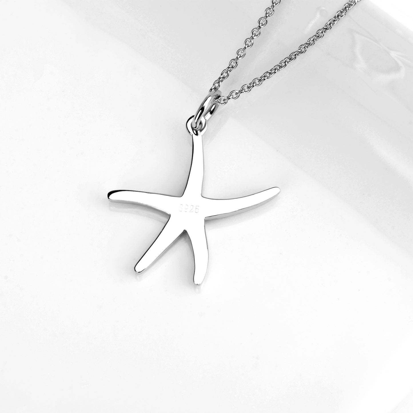 Starfish Pendant Five-Pointed Star Necklace