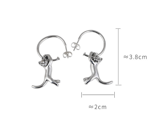 Kitten Earrings