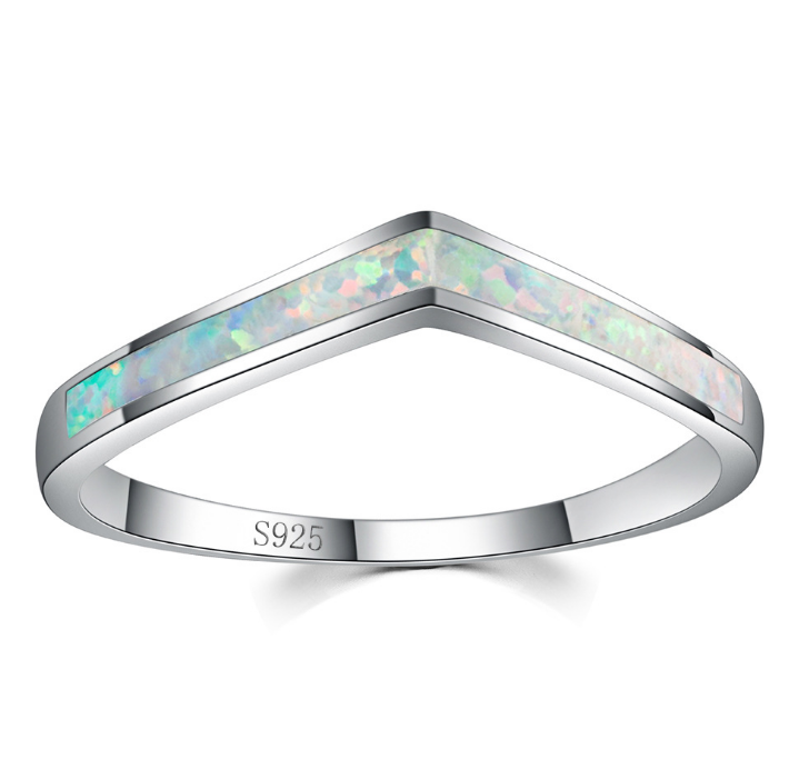 Opal Fire Rings