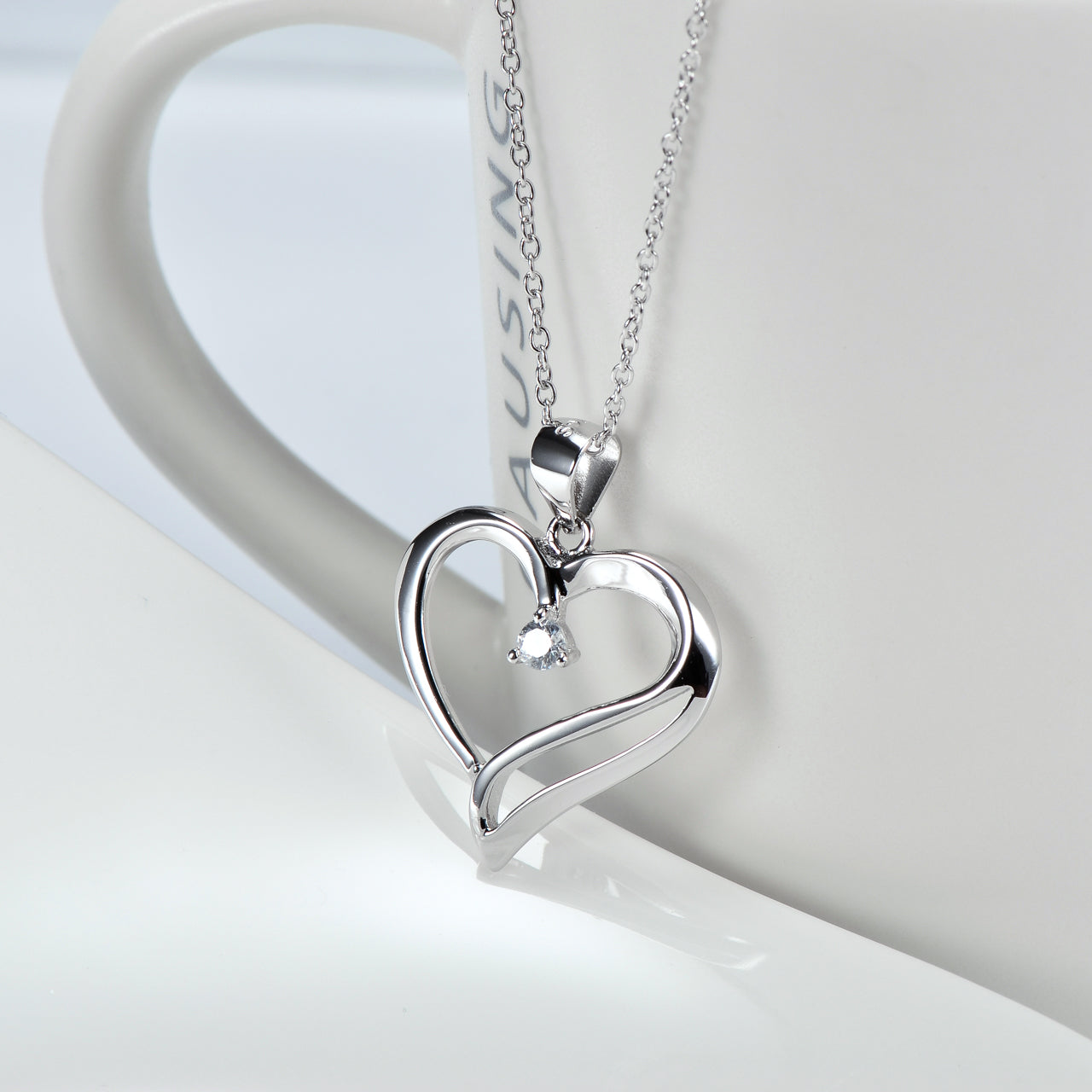 Heart Diamante Necklace