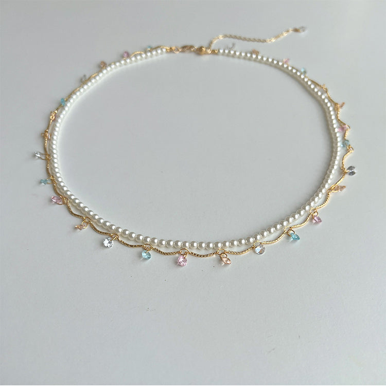 Moonstone Flowing Light  Necklace