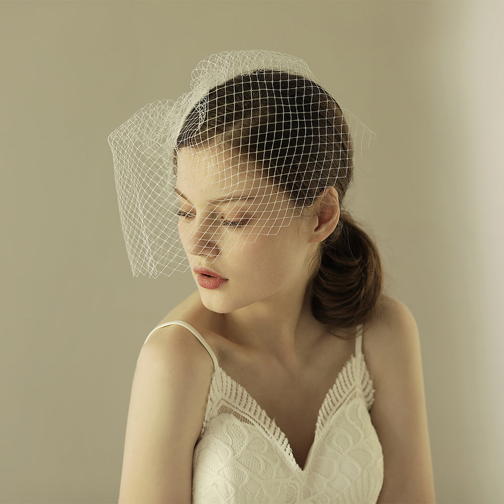 Birdcage Short Veil