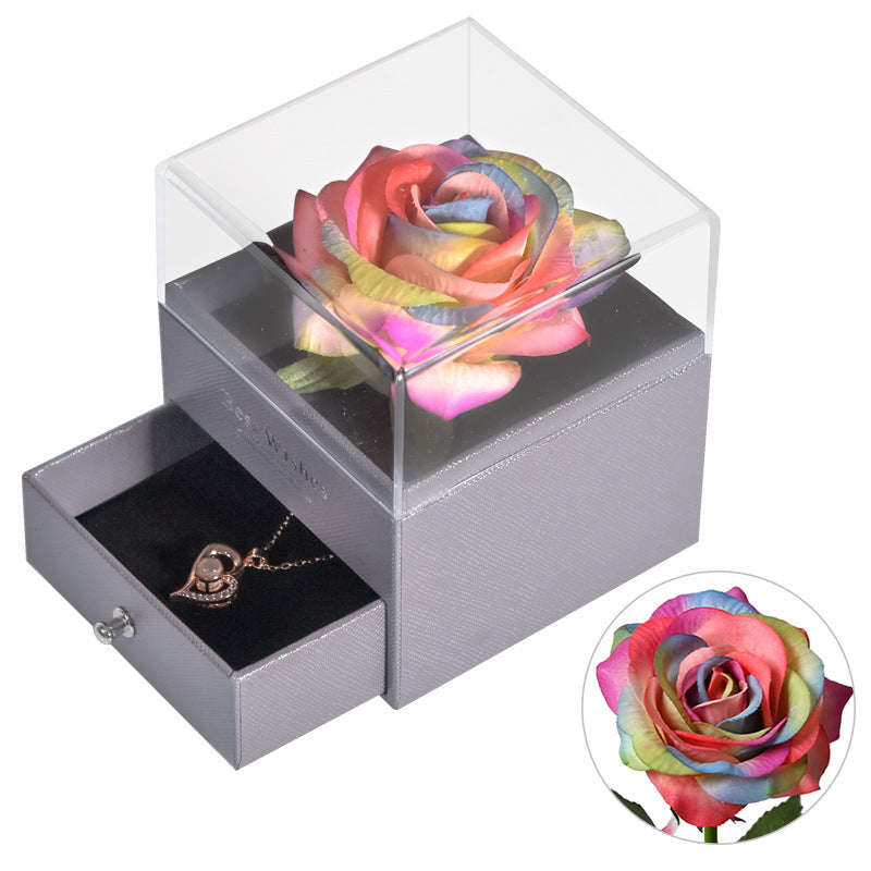 Flower Rose Jewelry Box