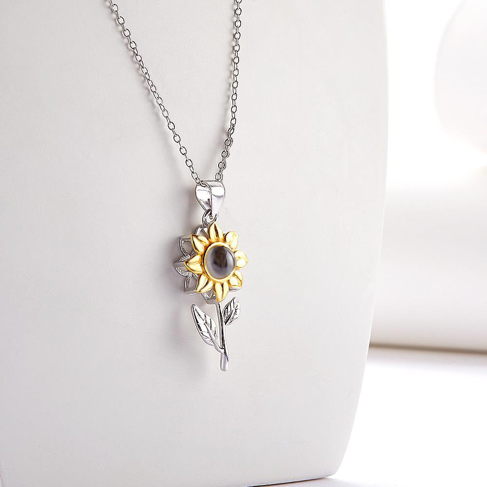 Sunflower Projection Necklace