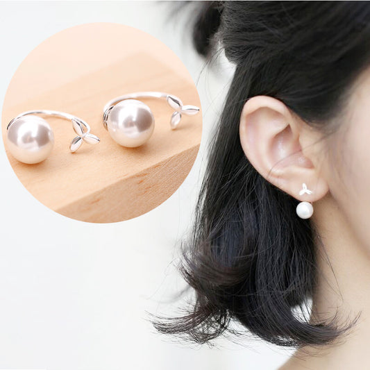 Pearl fan Earring