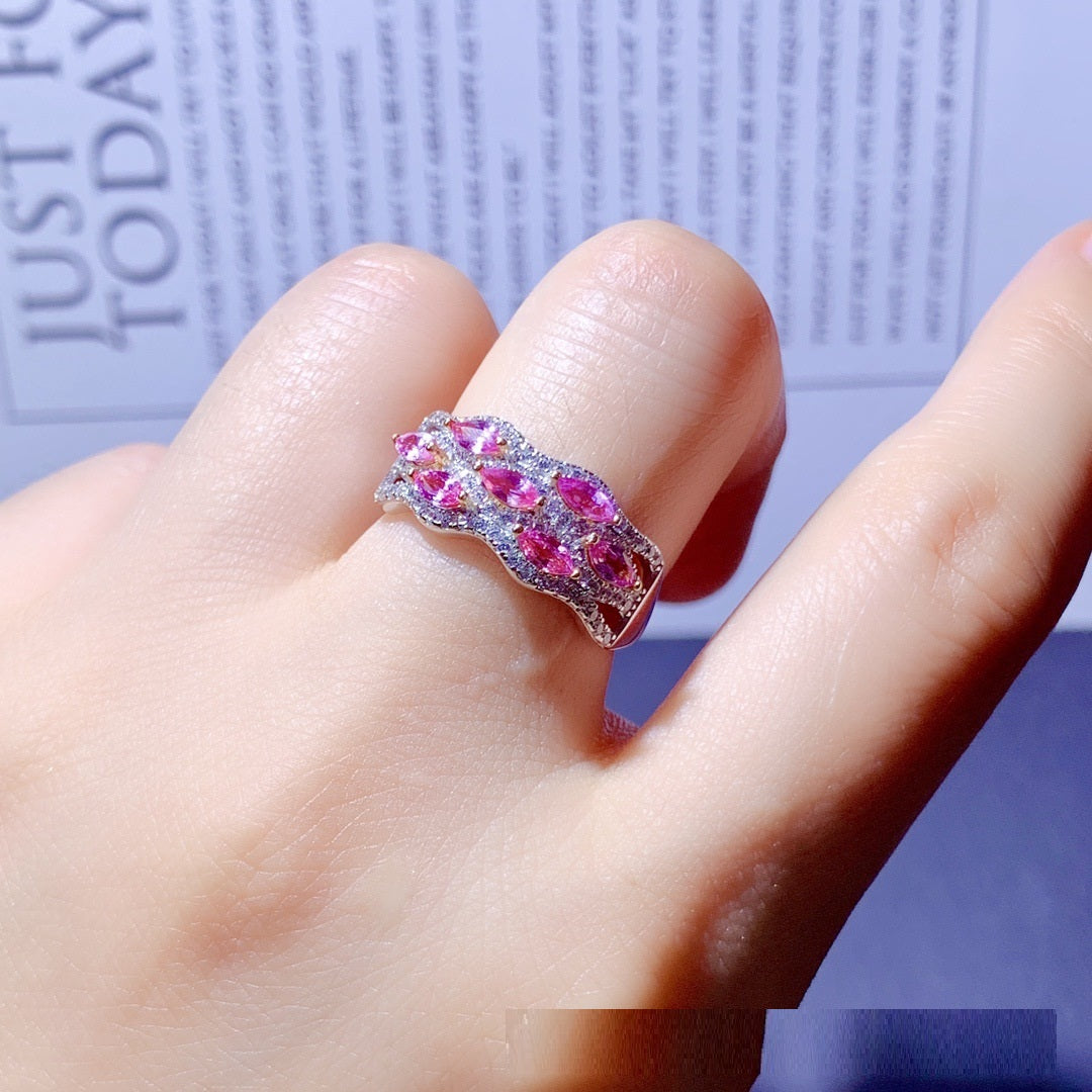 pink stone Ring