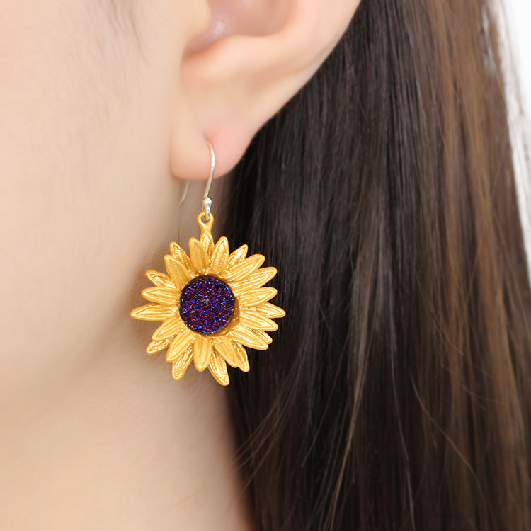 Sunflower Ear Hook