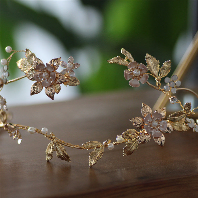 Asymmetric Bridal Head Jewelry