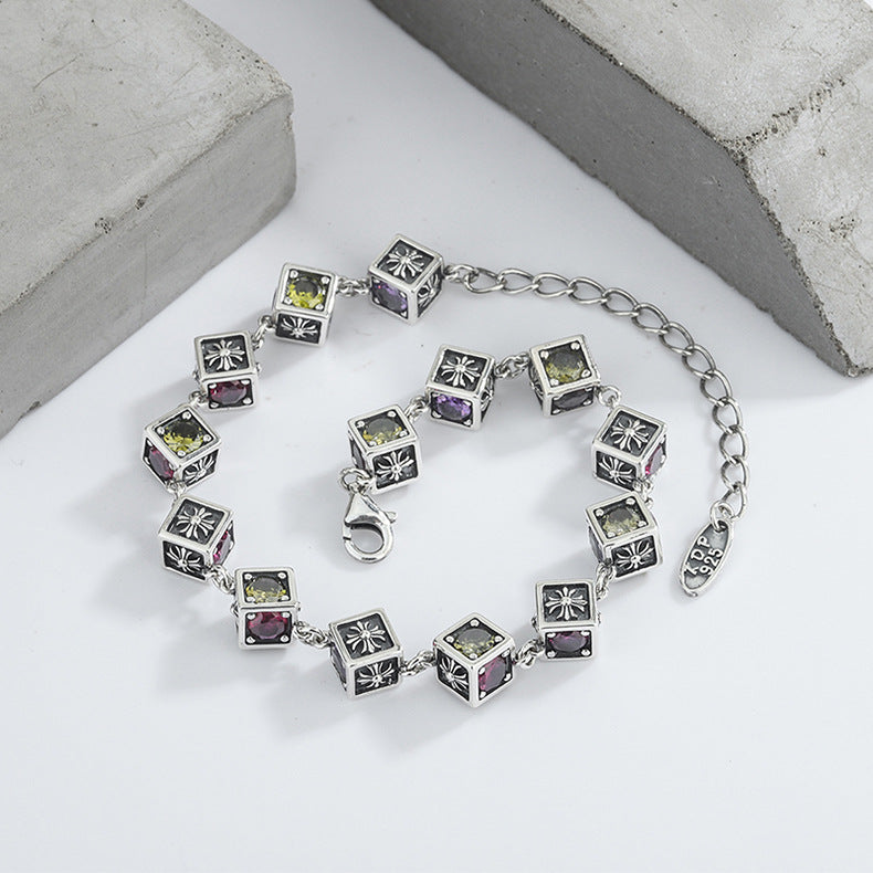 Square Rainbow Bracelet