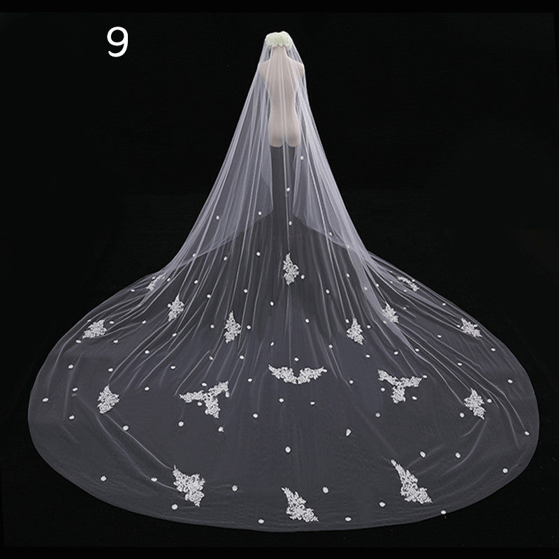 Master Wedding Veil Long Long Tail