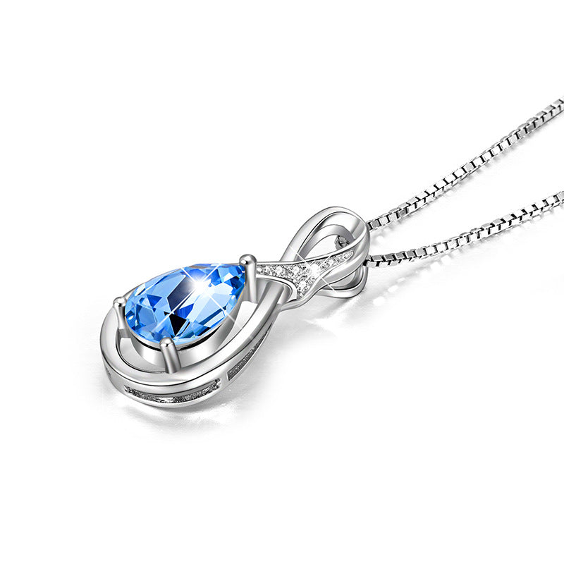 BLUE Crystal Necklace