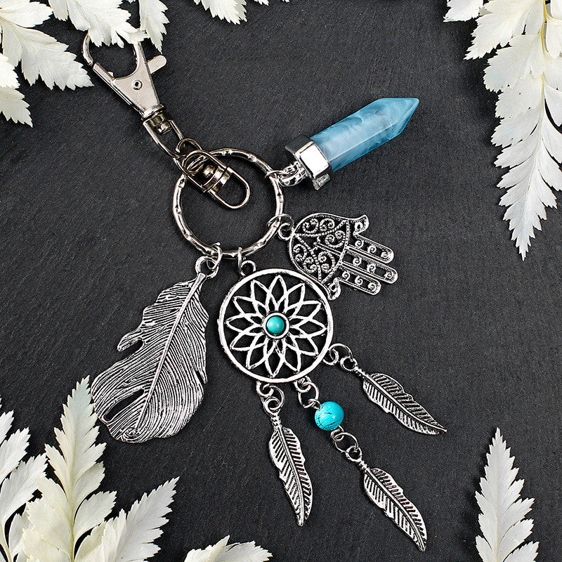 Dreamcatcher keychain pendant