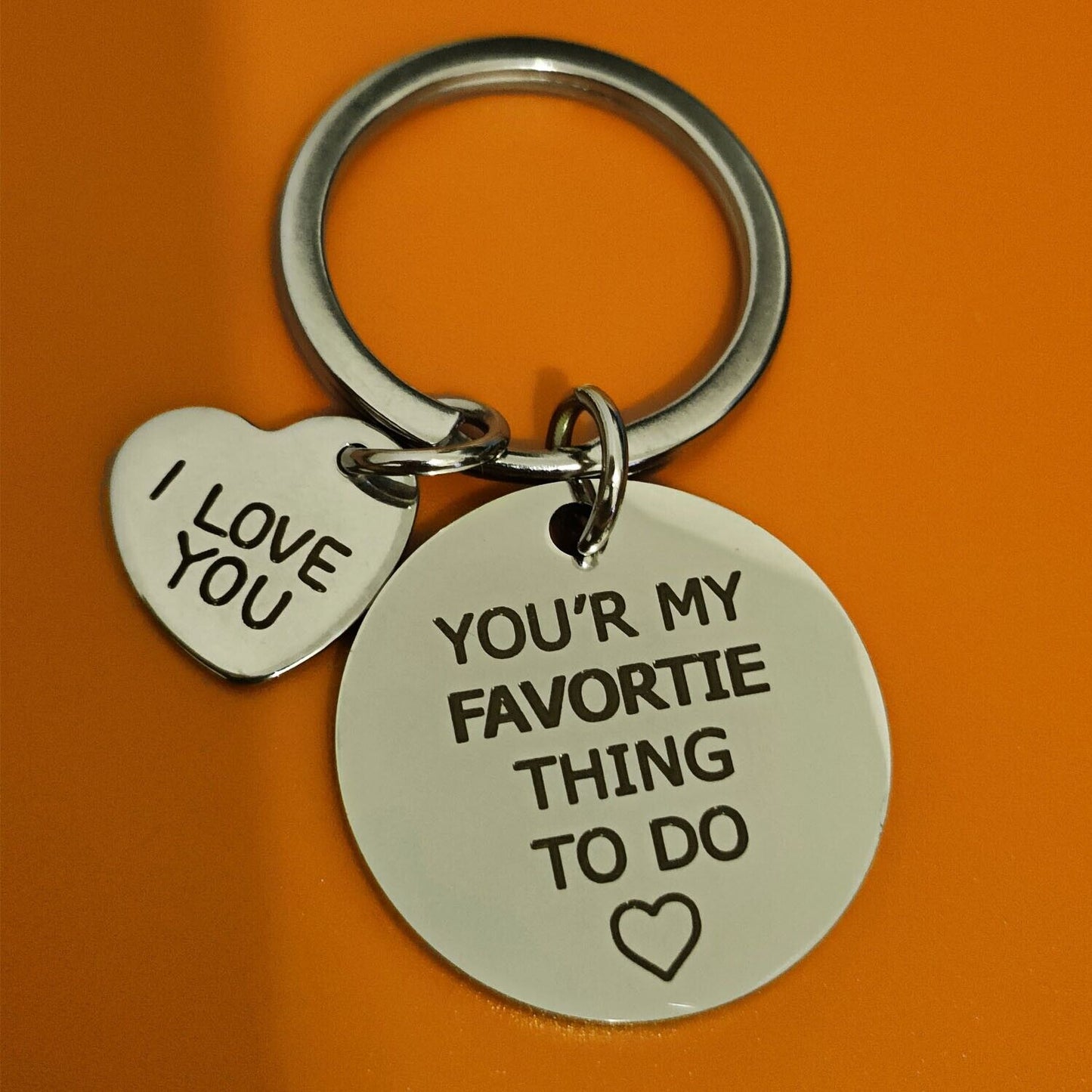 Sexy Romantic Couples Keychain Gift For Her Him Boyfriend Love Keyring Tag