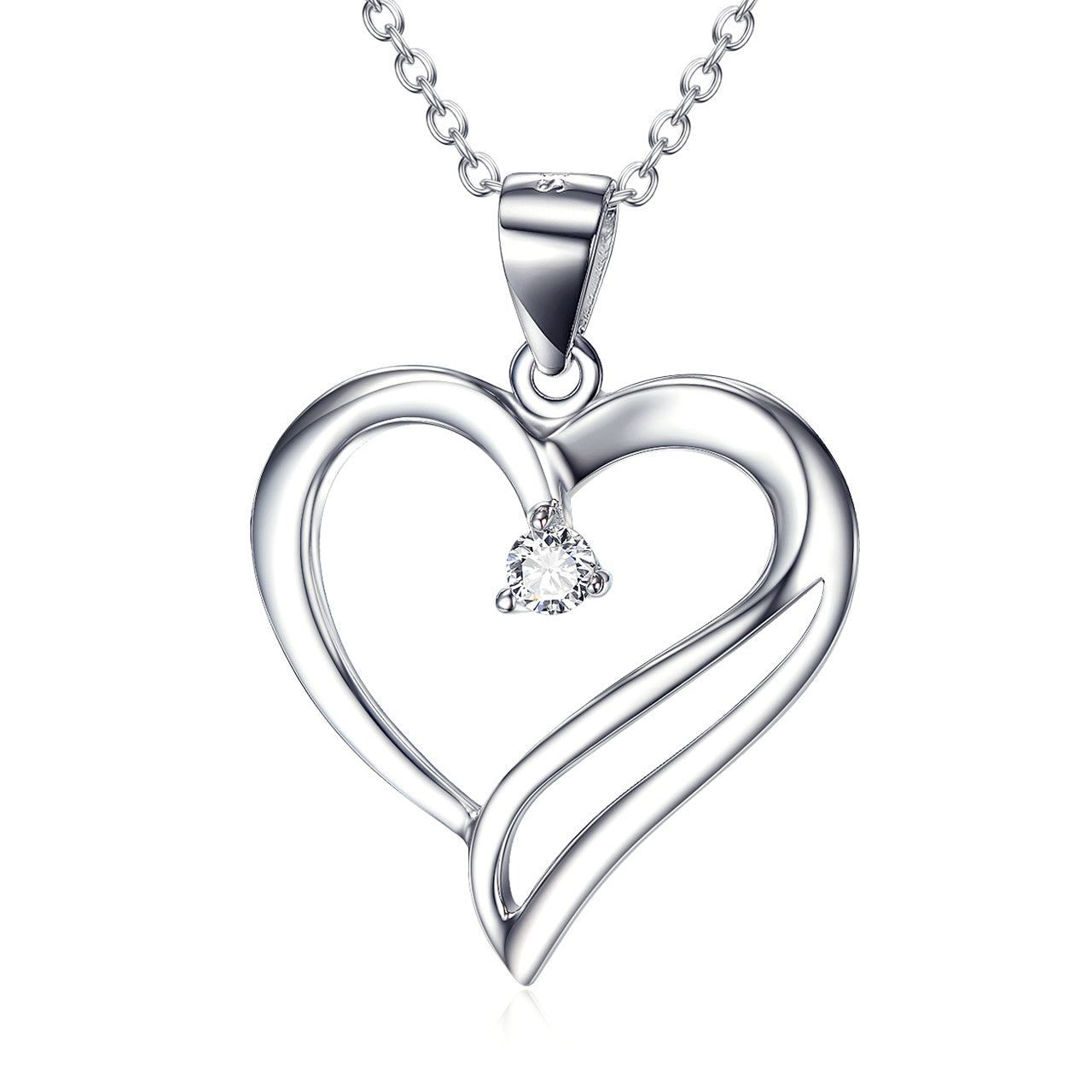 Heart Diamante Necklace