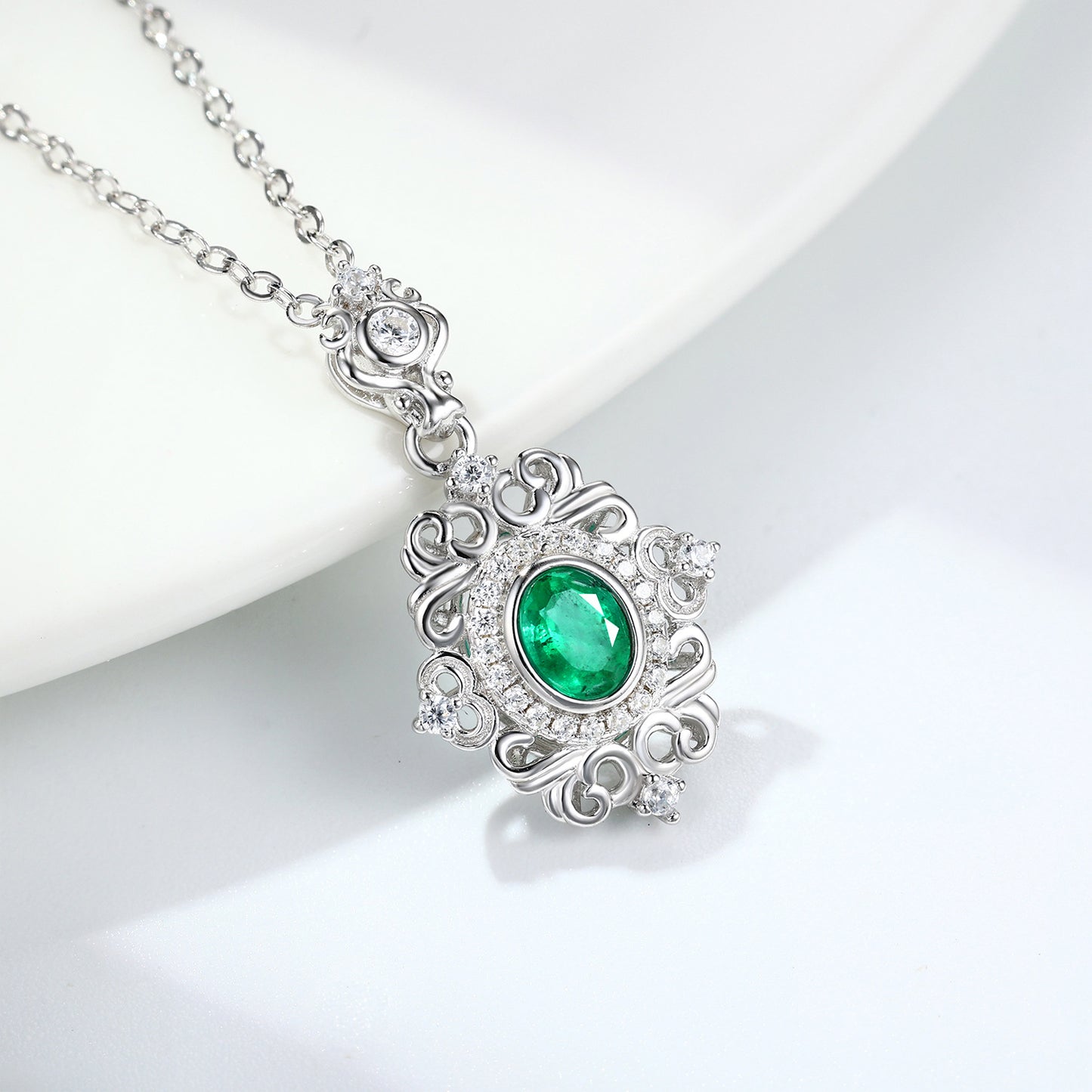 Natural Emerald Necklace