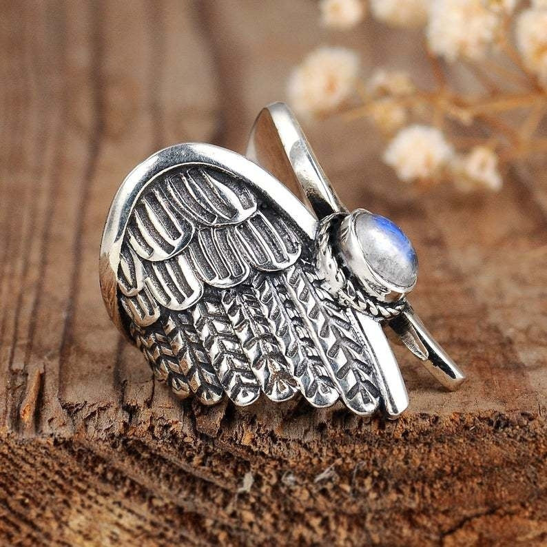 Alloy Angel Wing Ring