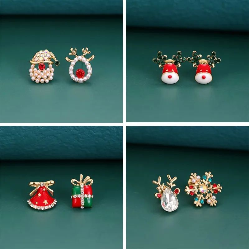 Elk Bells Snow Earrings