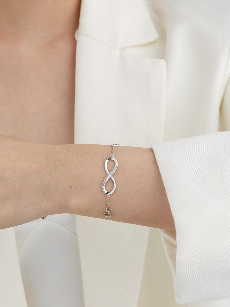 Infinity with hearts Bracelet