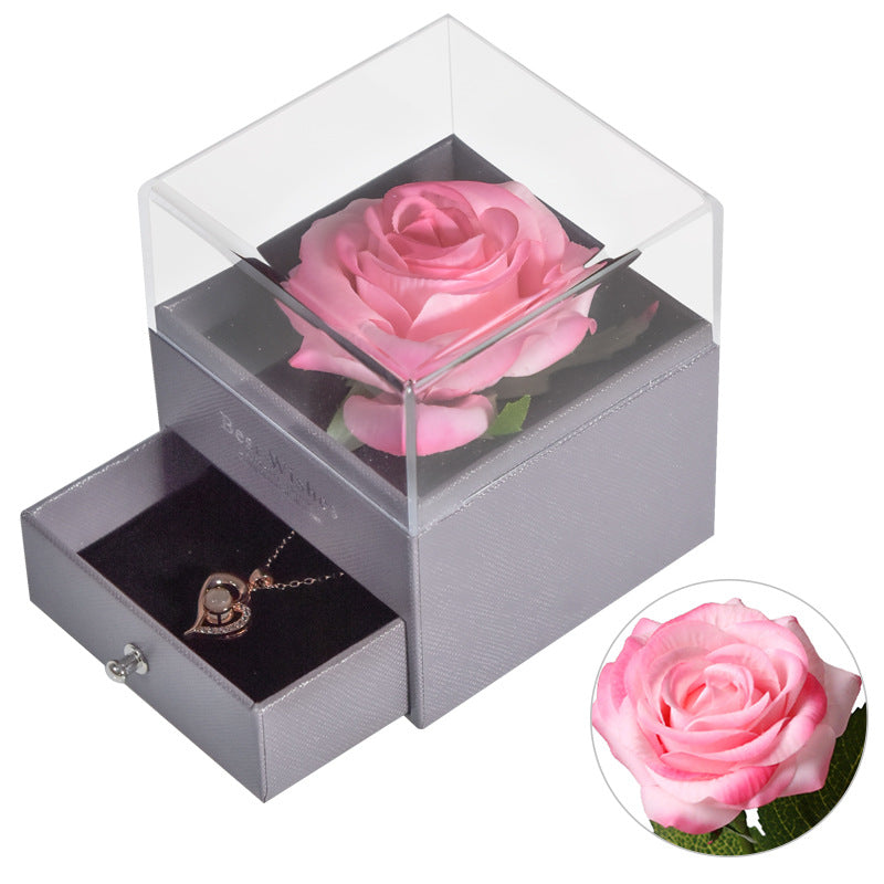 Flower Rose Jewelry Box