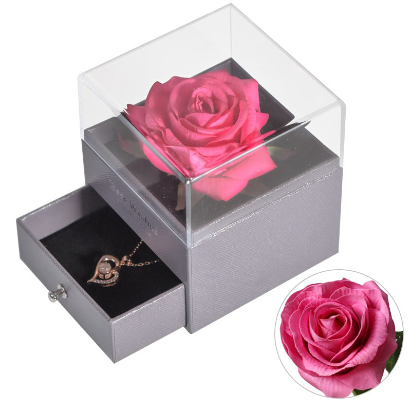 Flower Rose Jewelry Box