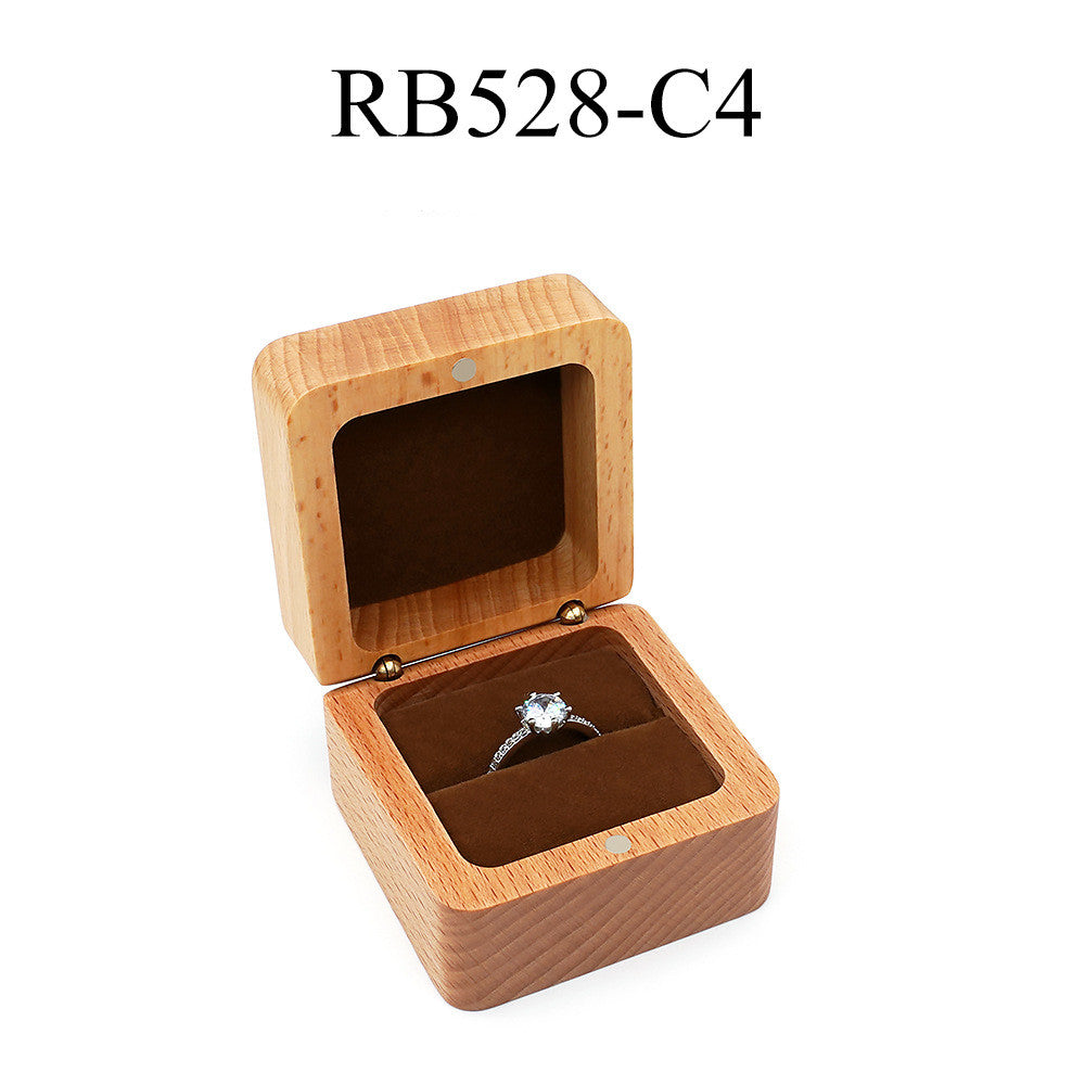 Beech Wooden Jewelry Box